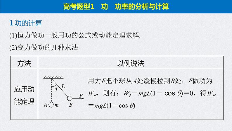 (新高考)高考物理二轮复习课件专题2 第6课时 功、功率 动能定理 (含解析)04