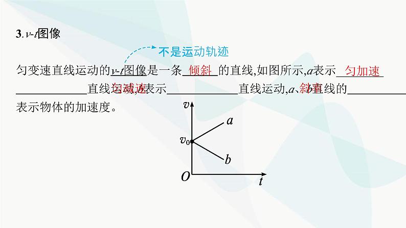 人教版高中物理必修第一册第2章匀变速直线运动的研究2匀变速直线运动的速度与时间的关系课件06