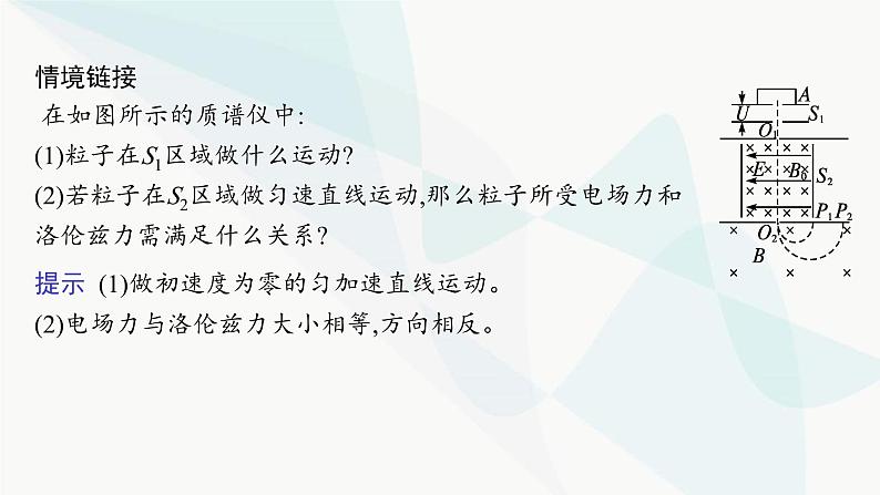 人教版高中物理选择性必修第二册第1章安培力与洛伦兹力4质谱仪与回旋加速器课件第7页