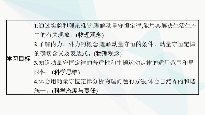 人教版高中物理选择性必修第一册第1章动量守恒定律3动量守恒定律课件03