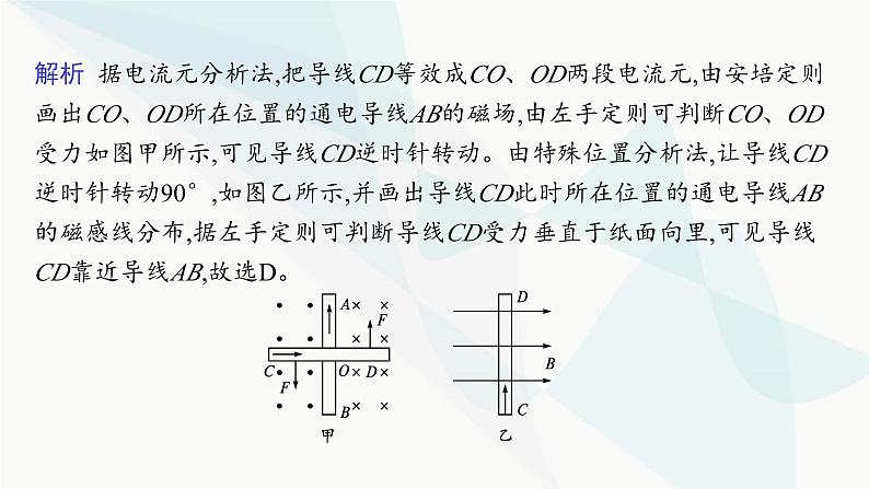 人教版高中物理选择性必修第二册专题提升1安培力的应用课件第8页