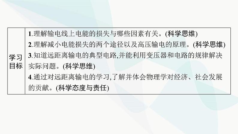 人教版高中物理选择性必修第二册第3章交变电流4电能的输送课件02