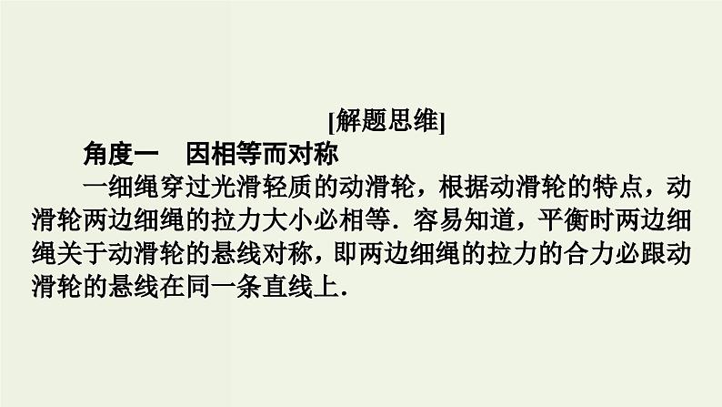 物理高考一轮复习高考必考题突破讲座2平衡中的对称与相等 (含解析)课件PPT第4页