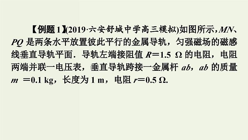 物理高考一轮复习高考必考题突破讲座10电磁感应与动量的综合 (含解析)课件PPT第5页