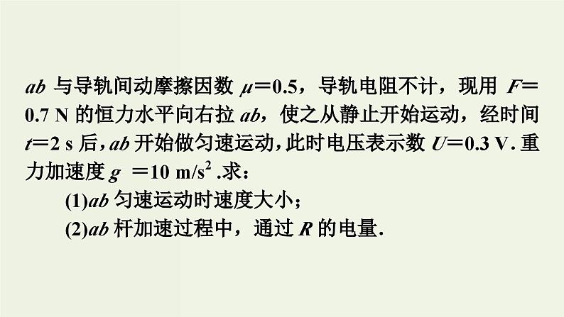 物理高考一轮复习高考必考题突破讲座10电磁感应与动量的综合 (含解析)课件PPT第6页