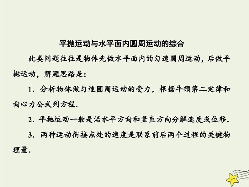 高考物理一轮复习单元综合练习课件专题四平抛运动与圆周运动 (含解析)第5页