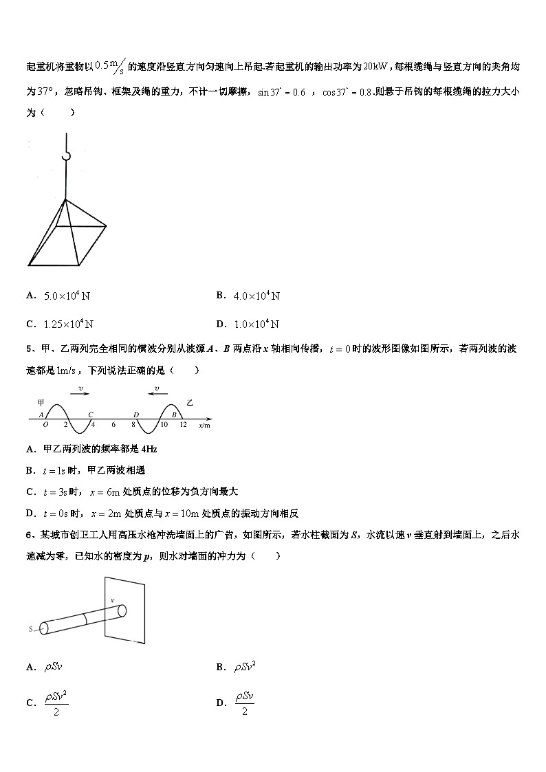 2023届重庆市万州第一中学5月高考物理试题模练习（一）第2页