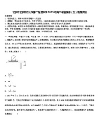 北京市北京师范大学第二附属中学2023年高三考前演练（五）物理试题