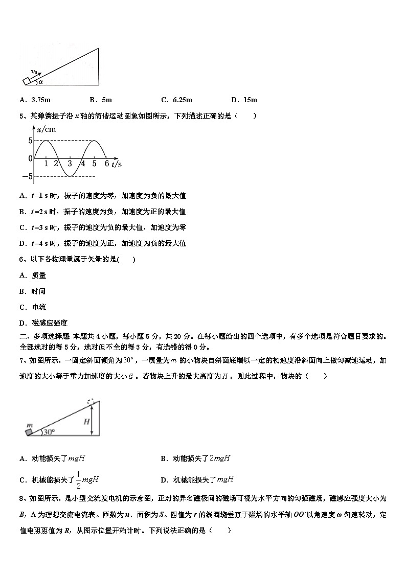 安徽省六安市2023届高考复习全程精练模拟卷（全国卷）物理试题第2页