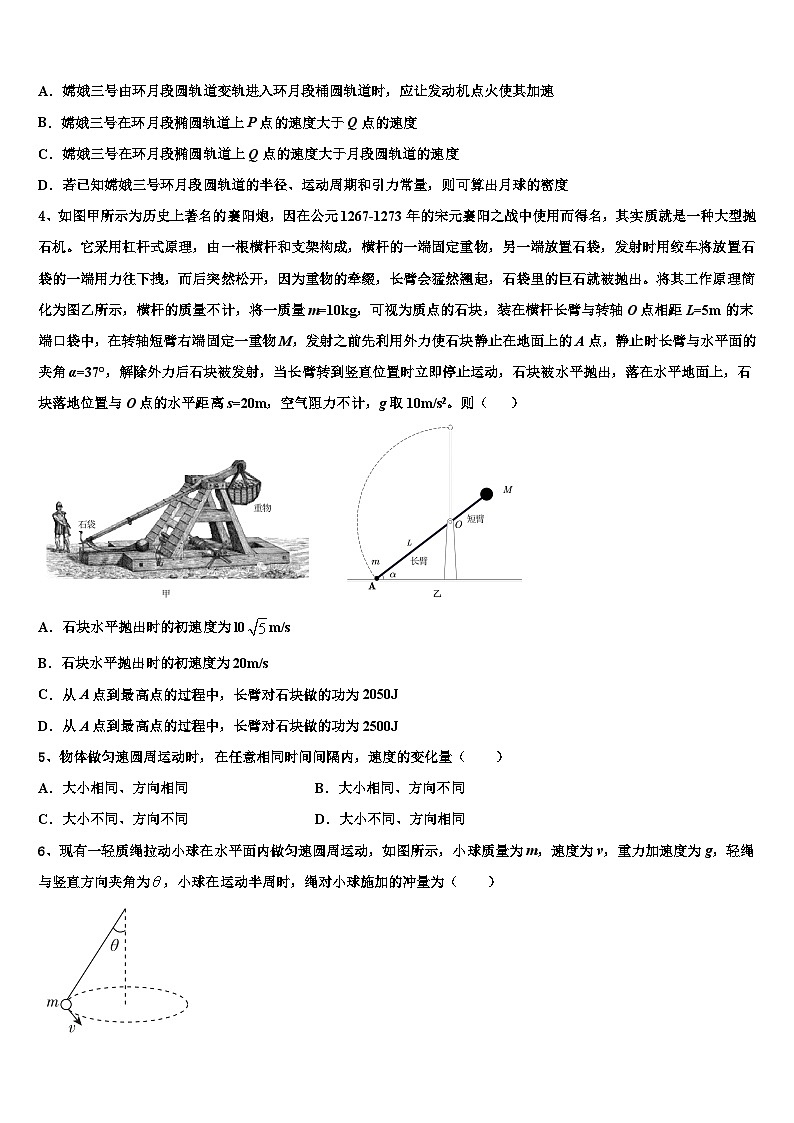 安徽省东至二中2023届高三年级第二学期第一次月考物理试题第2页