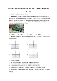 2022-2023学年山东省高密市重点中学高二(下)期末模拟物理试卷（三）（含解析）