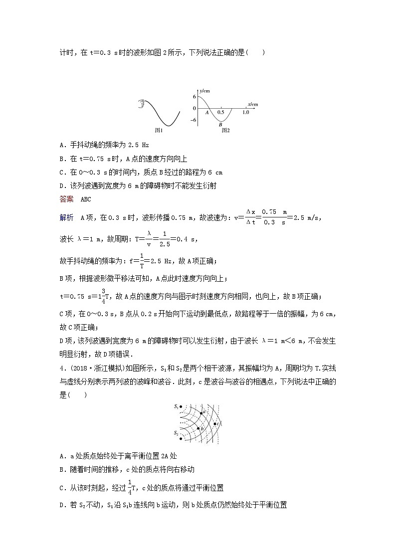 高考物理一轮复习课时作业60机械波（含解析）第2页