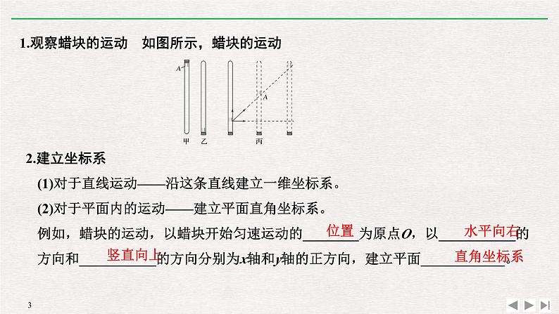 人教版物理必修第二册同步讲义课件第5章 抛体运动 2 运动的合成与分解 (含解析)03