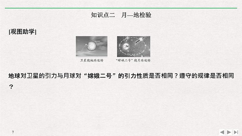 人教版物理必修第二册同步讲义课件第7章 万有引力与宇宙航行 2 万有引力定律 (含解析)第7页