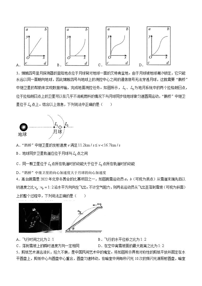 2023合肥合肥一中高一下学期期末考试物理试题含答案02