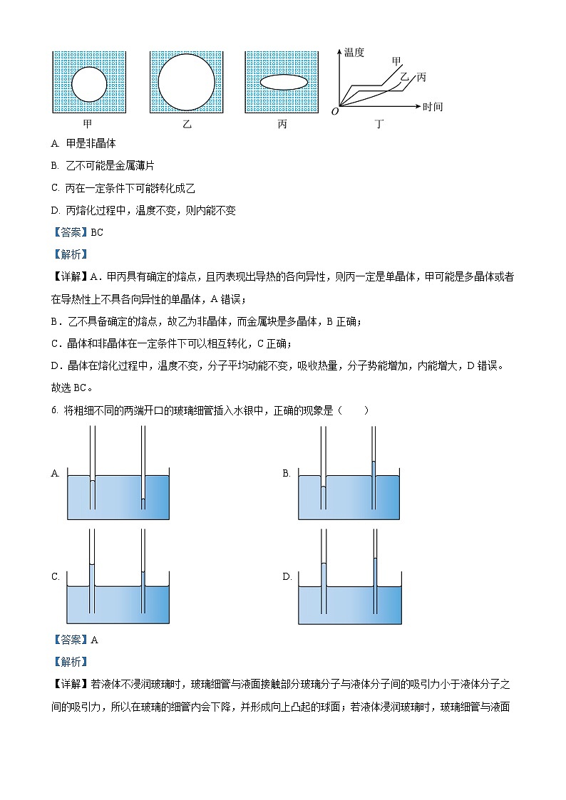上海市华东师范大学第二附属中学2022-2023学年高二下学期期末等级考试物理试题（解析版）03