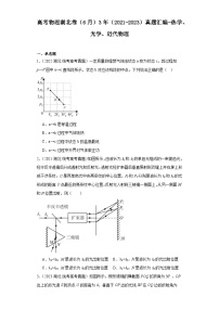 高考物理湖北卷（6月）3年（2021-2023）真题汇编-热学、光学、近代物理