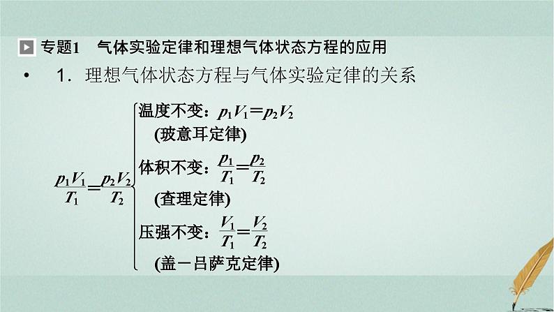人教版高中物理选择性必修第三册第二章气体、固体和液体本章小结2课件第5页
