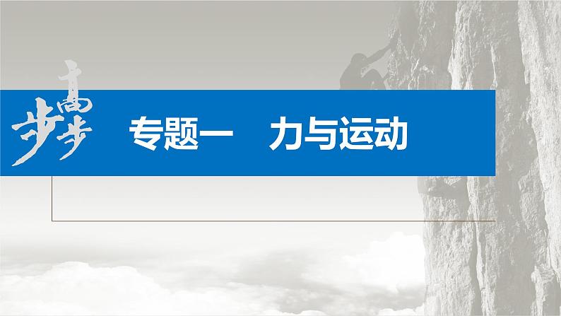 新高考版高考物理二轮复习（新高考版） 第1部分 专题1 第2讲　牛顿运动定律与直线运动课件PPT03