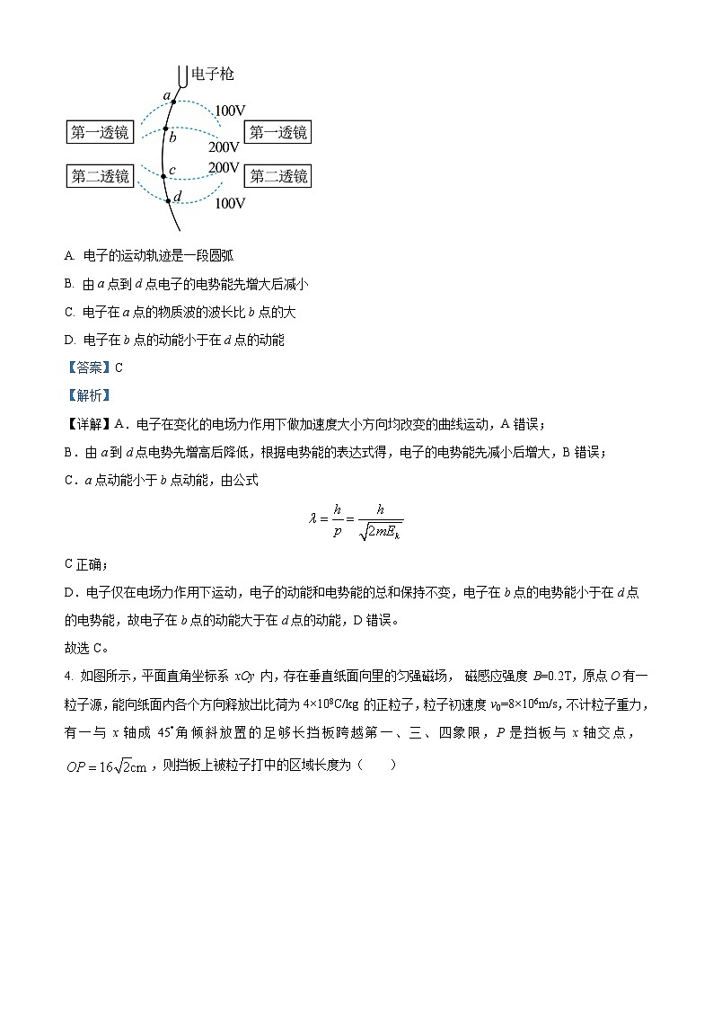 2023届四川省遂宁市射洪中学校高三下学期适应性考试（一）模拟预测理综物理试题 （解析版）03