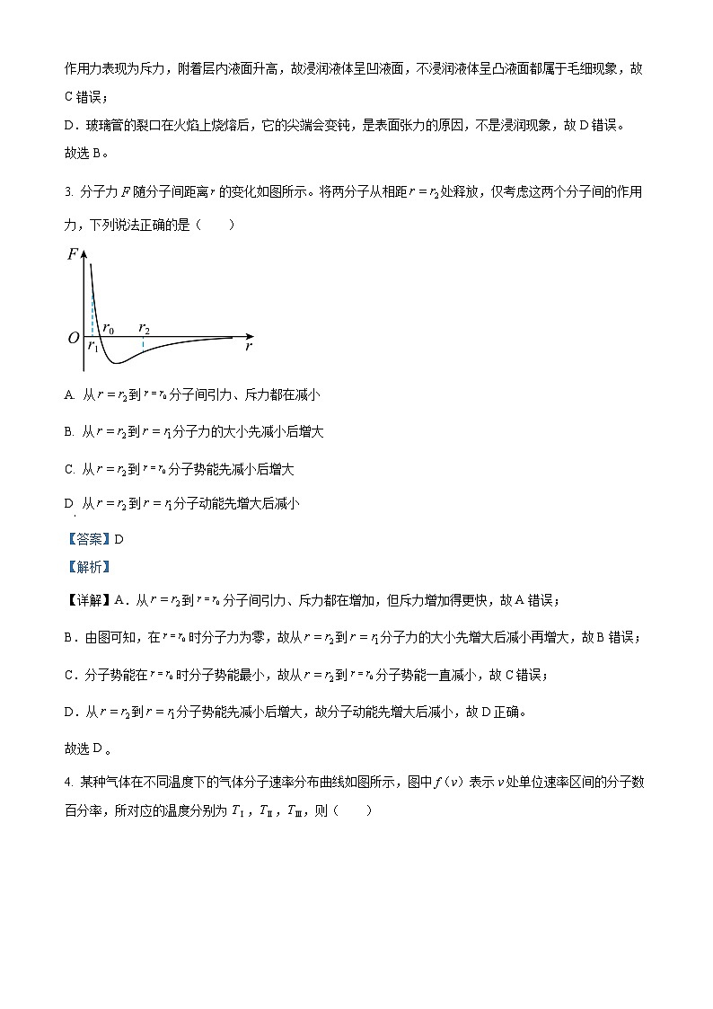 精品解析：江苏省扬州市宝应县曹甸高级中学2022-2023学年高二下学期第二次月考物理试题（解析版）02