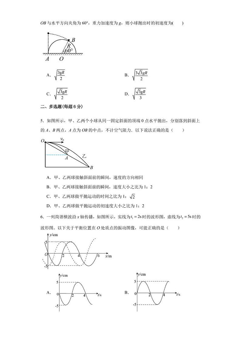 福建省漳州市2022-2023学年高二下学期7月期末考试物理试题02