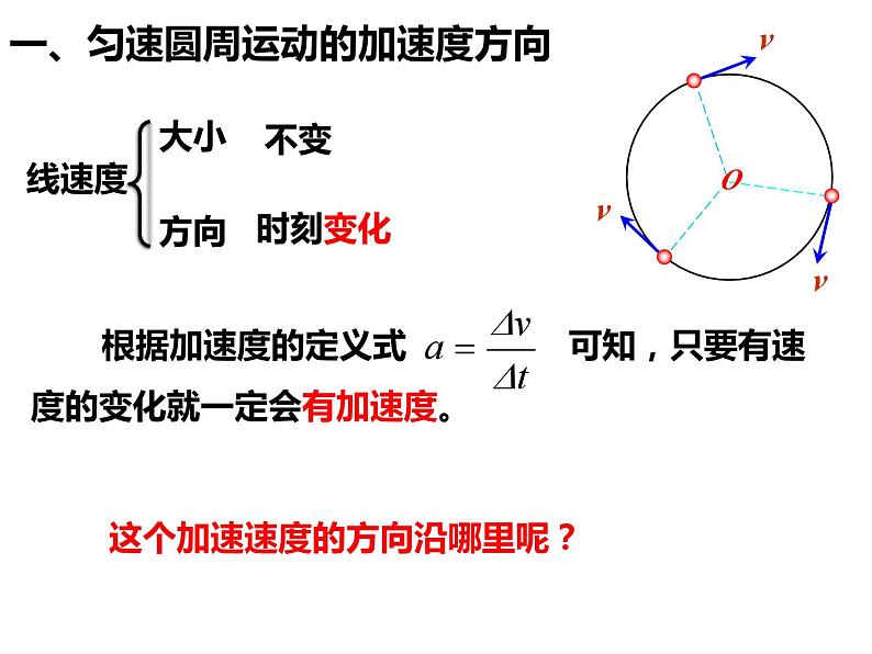 6.3向心加速度课件— 2020-2021学年【新教材】人教版(2019)高中物理必修二第3页