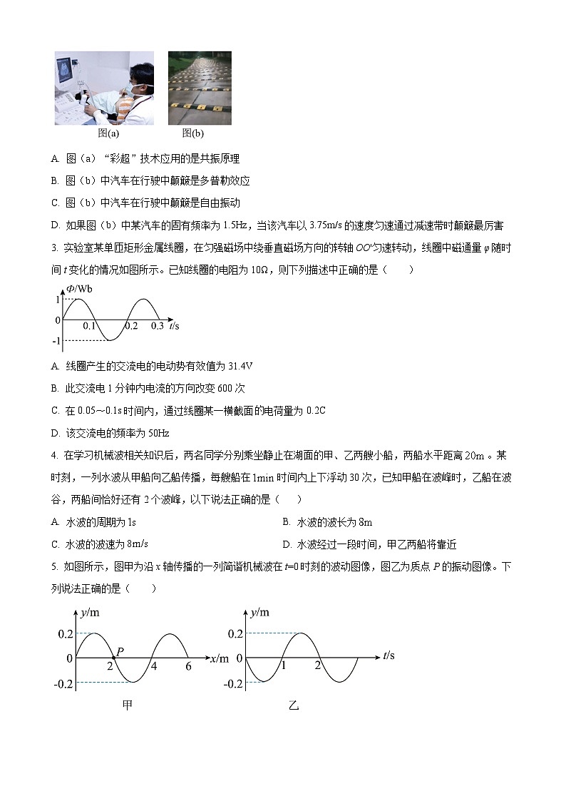 广东省肇庆市封开县广信中学等几校高二下学期期中联考物理试题02