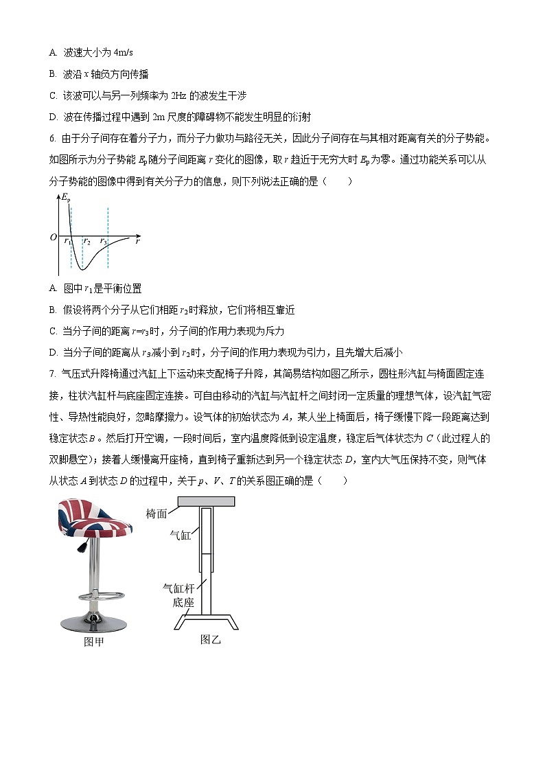 广东省肇庆市封开县广信中学等几校高二下学期期中联考物理试题03