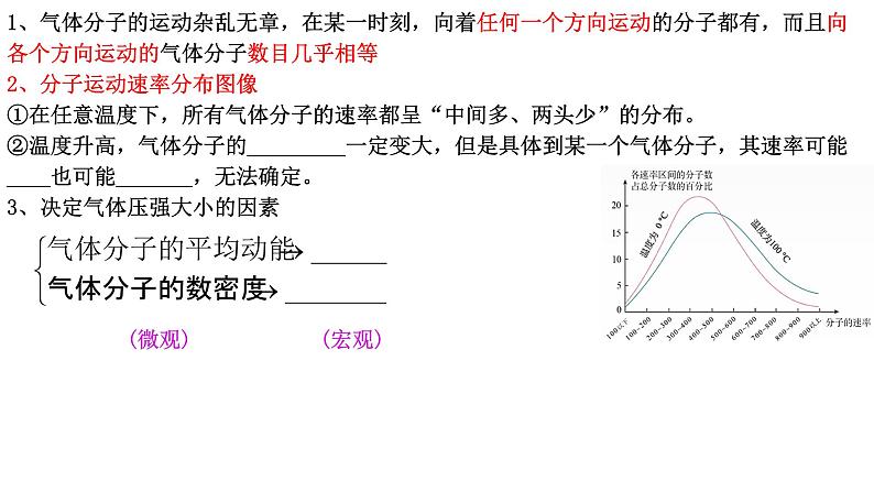 2024届高考物理一轮复习知识填空课件：分子动理论第6页