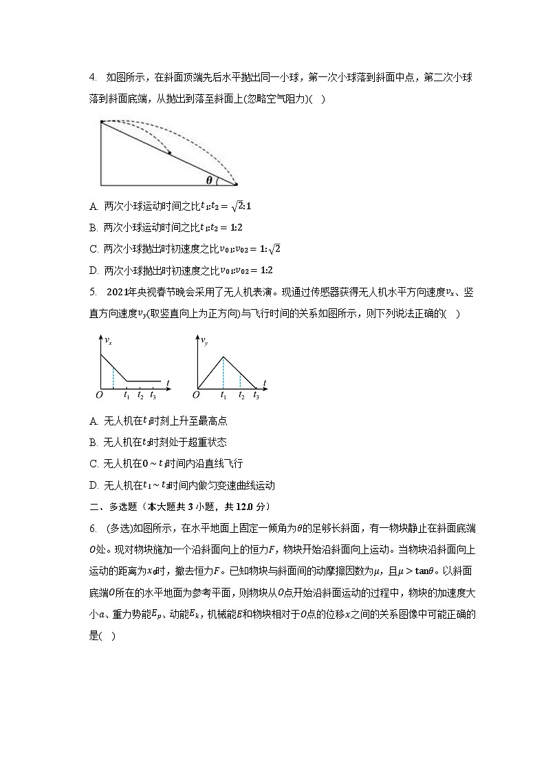 2022_2023学年福建省福州重点中学高一（下）期中物理试卷第2页