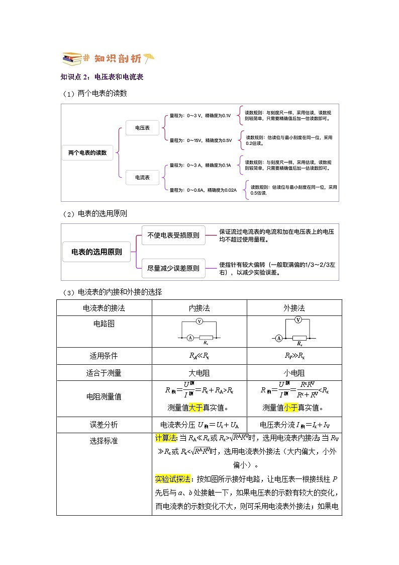 11.3试验：导体电阻率的测量-高一物理同步考点剖析讲义（人教版必修第三册）03