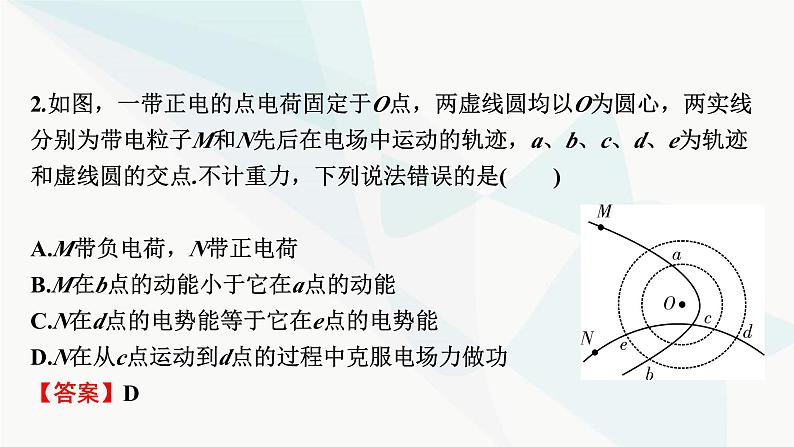 2024届高考物理一轮复习专题七电场热点强化11电场性质的图像和应用课件04