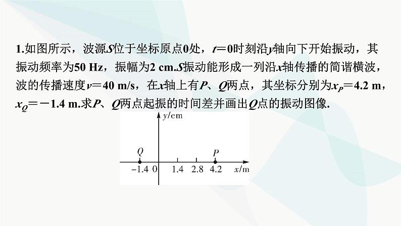 2024届高考物理一轮复习专题十二机械振动光学热点强化16波和光的计算课件第2页