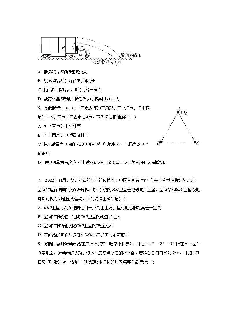 2022-2023学年天津市新四区示范校高二（下）期末物理试卷（含解析）第2页