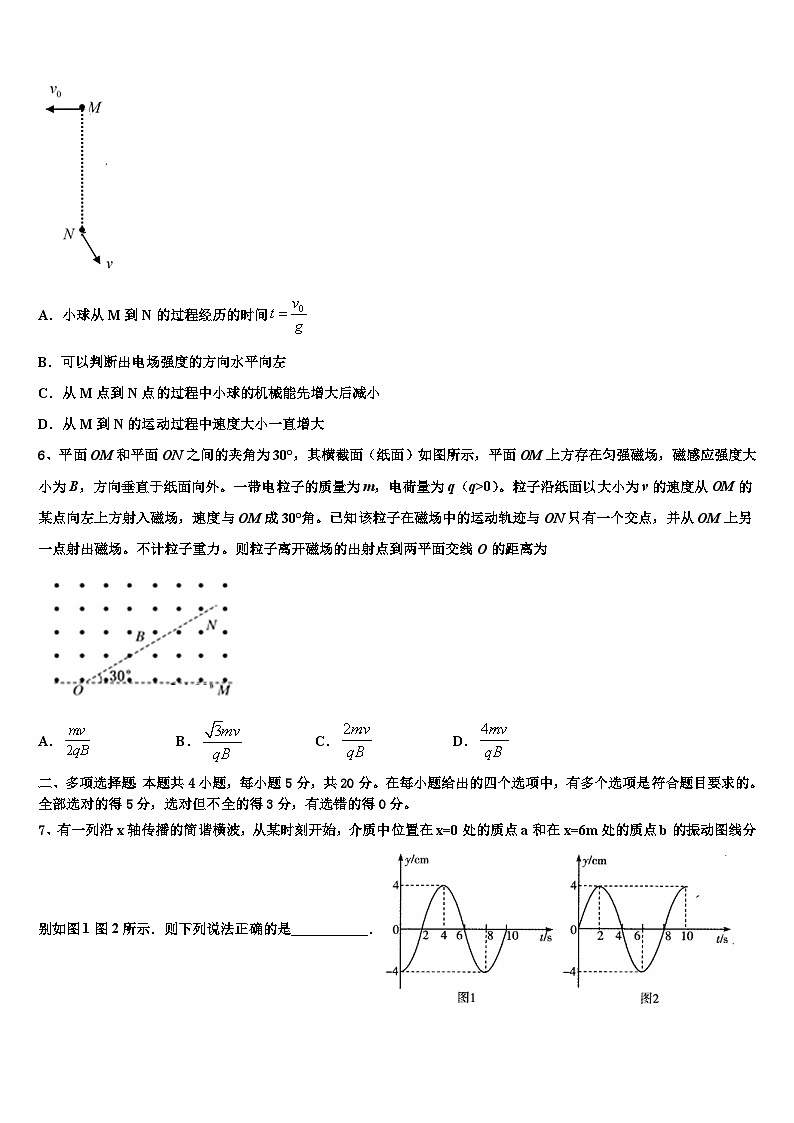 福建省厦门外国语中学2022-2023学年第二学期诊断（四）高三物理试题第3页