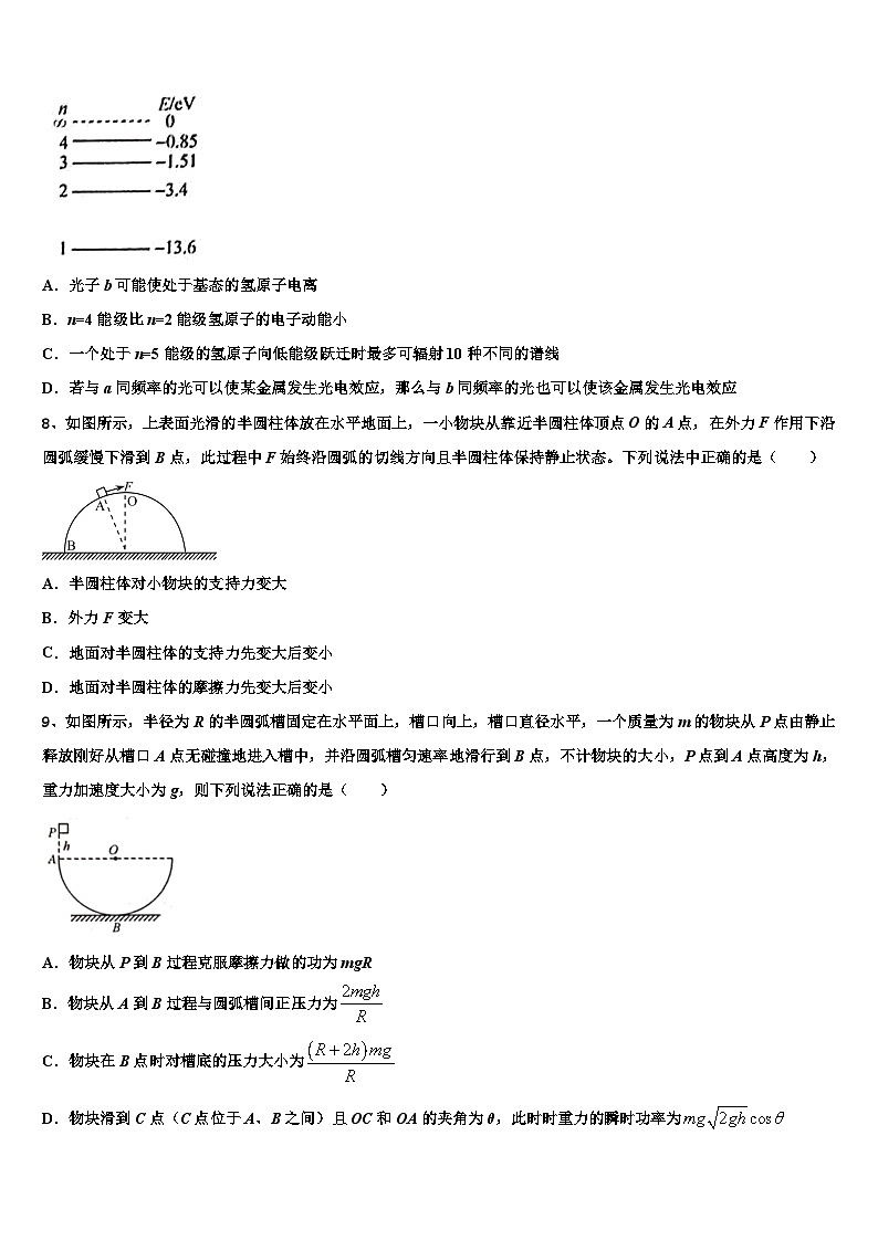 2022-2023学年北京海淀中关村中学高三下学期摸底统一考试物理试题03