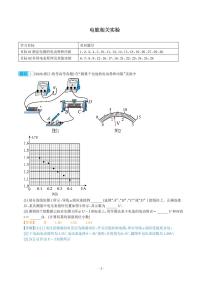 电能相关实验——2024年高考物理实验重难点（解析版）