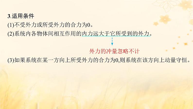 适用于新教材2024版高考物理一轮总复习第6章动量守恒定律第2讲动量守恒定律及其应用课件第5页