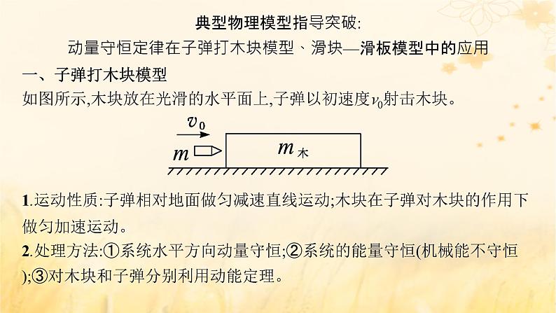 适用于新教材2024版高考物理一轮总复习第6章动量守恒定律研专项素养提升课件04