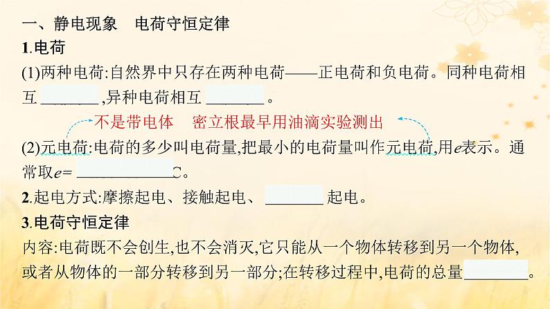 适用于新教材2024版高考物理一轮总复习第8章静电场第1讲电场力的性质课件06