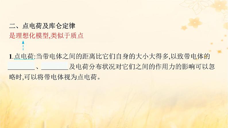 适用于新教材2024版高考物理一轮总复习第8章静电场第1讲电场力的性质课件08