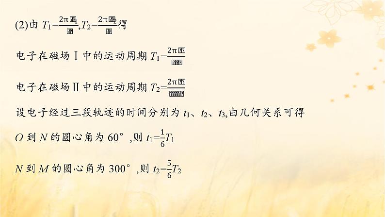 适用于新教材2024版高考物理一轮总复习第10章磁场专题提升课14带电粒子在组合场和交变电磁场中的运动课件第6页