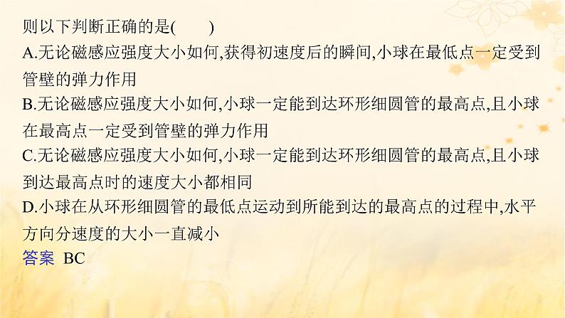 适用于新教材2024版高考物理一轮总复习第10章磁场专题提升课15带电粒子在叠加场中的运动课件第5页