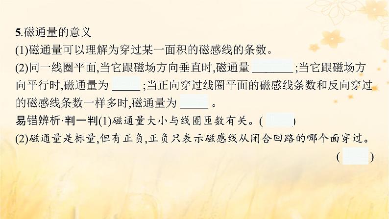 适用于新教材2024版高考物理一轮总复习第11章电磁感应第1讲电磁感应现象实验：探究影响感应电流方向的因素楞次定律课件07