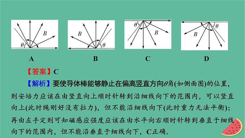 2023年新教材高中物理本章易错题归纳1第1章安培力与洛伦兹力课件新人教版选择性必修第二册03