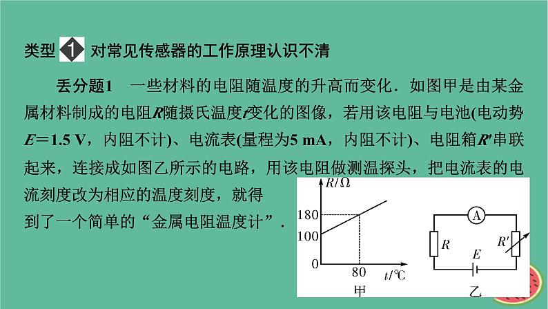 2023年新教材高中物理本章易错题归纳5第5章传感器课件新人教版选择性必修第二册第2页