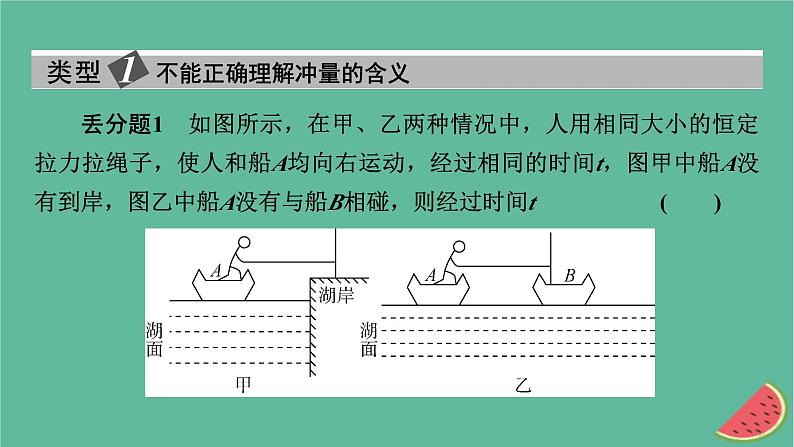 2023年新教材高中物理本章易错题归纳1第1章动量守恒定律课件新人教版选择性必修第一册第2页