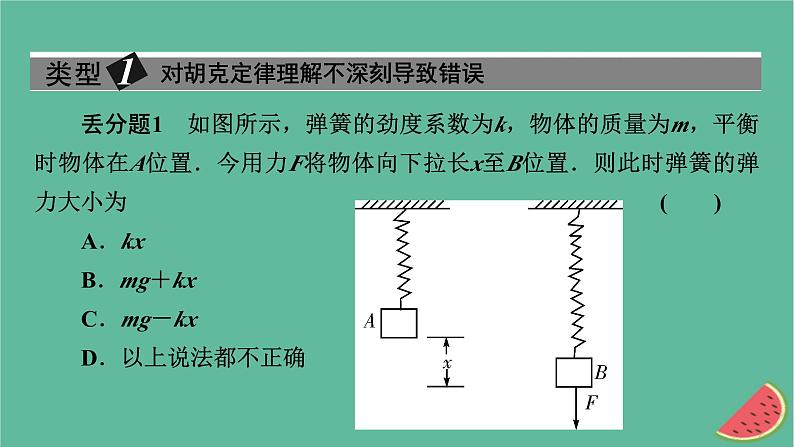 2023年新教材高中物理本章易错题归纳3第3章相互作用课件粤教版必修第一册02