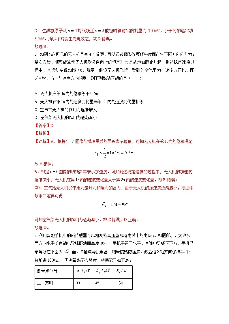 【新高三摸底】2024届新高三-物理开学摸底考试卷（广东专用）02